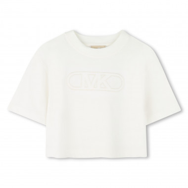 T-shirt brodé en coton MICHAEL KORS pour FILLE