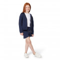 T-shirt brodé en coton MICHAEL KORS pour FILLE