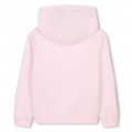 Hooded fleece cardigan MICHAEL KORS for GIRL