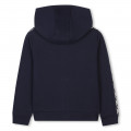 Hooded fleece cardigan MICHAEL KORS for GIRL