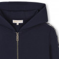 Hooded fleece cardigan MICHAEL KORS for GIRL