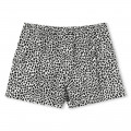 Printed viscose shorts MICHAEL KORS for GIRL