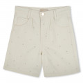 Shorts with adjustable waist MICHAEL KORS for GIRL