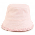 Reversible cotton bucket hat MICHAEL KORS for GIRL
