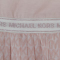 Dual-fabric dress MICHAEL KORS for GIRL