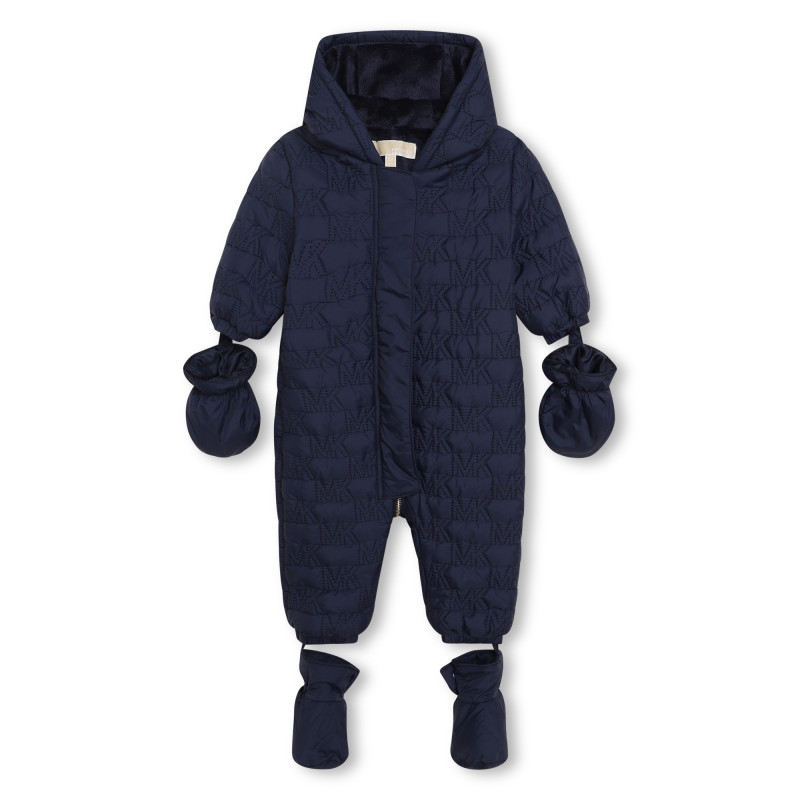 MICHAEL KORS Hooded snowsuit baby blue Kids around