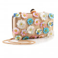 Pochette in raso con fiori CHARABIA Per BAMBINA