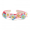 Satin headband with flowers CHARABIA for GIRL
