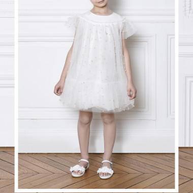 Robe en tulle avec perles CHARABIA pour FILLE