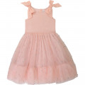 Tulle dress with straps CHARABIA for GIRL