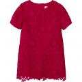 Floral guipure lace dress CHARABIA for GIRL