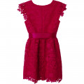 Floral guipure lace dress CHARABIA for GIRL