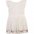 Embroidered cotton voile dress CHARABIA for GIRL