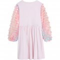 Robe en coton manches en tulle CHARABIA pour FILLE