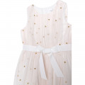 Tulle dress with pearls CHARABIA for GIRL