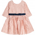 Skater dress with bows CHARABIA for GIRL