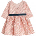 Skater dress with bows CHARABIA for GIRL