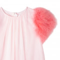 Tulle dress with feathers CHARABIA for GIRL