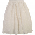 Gonna in organza ricamata CHARABIA Per BAMBINA