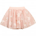 Gonna in organza ricamata CHARABIA Per BAMBINA