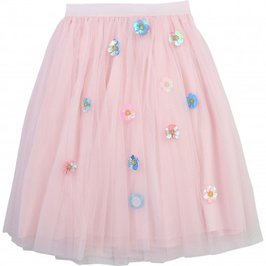 Floral tulle maxi skirt CHARABIA for GIRL