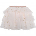 Tulle skirt with beads CHARABIA for GIRL