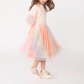 Sparkly tulle shaded skirt CHARABIA for GIRL