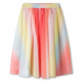 Multicoloured tulle skirt CHARABIA for GIRL
