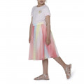 Multicoloured tulle skirt CHARABIA for GIRL