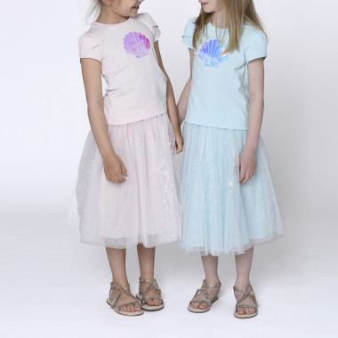 Jupe en tulle iridescent CHARABIA pour FILLE