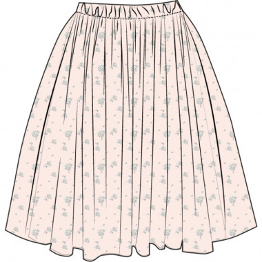 Iridescent tulle skirt CHARABIA for GIRL