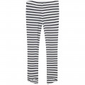 Striped cotton leggings CHARABIA for GIRL