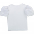 T-shirt con maniche in organza CHARABIA Per BAMBINA