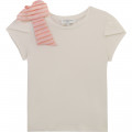 T-shirt avec noeud CHARABIA pour FILLE