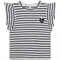T-shirt a righe in jersey CHARABIA Per BAMBINA