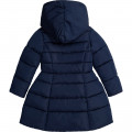 Flared padded coat with hood CHARABIA for GIRL
