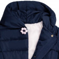 Flared padded coat with hood CHARABIA for GIRL