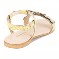 Sandales en cuir papillons CHARABIA pour FILLE