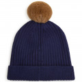 Knitted hat with pompom TIMBERLAND for BOY