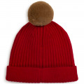 Knitted hat with pompom TIMBERLAND for BOY