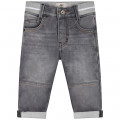 5-pocket fleece jeans TIMBERLAND for BOY