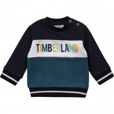 Tricoloured fleece sweatshirt TIMBERLAND for BOY