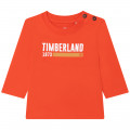 Katoenen T-shirt met ronde hals TIMBERLAND Voor