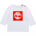 T-shirt van biologisch katoen TIMBERLAND Voor