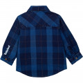 Checked twill shirt TIMBERLAND for BOY
