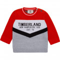 Knitted jumper with logo TIMBERLAND for BOY