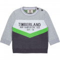 Pullover in maglia con logo TIMBERLAND Per RAGAZZO