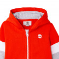 Hooded jogging cardigan TIMBERLAND for BOY