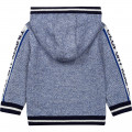 Hooded knit cardigan TIMBERLAND for BOY