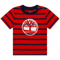 Camiseta de rayas de punto TIMBERLAND para NIÑO